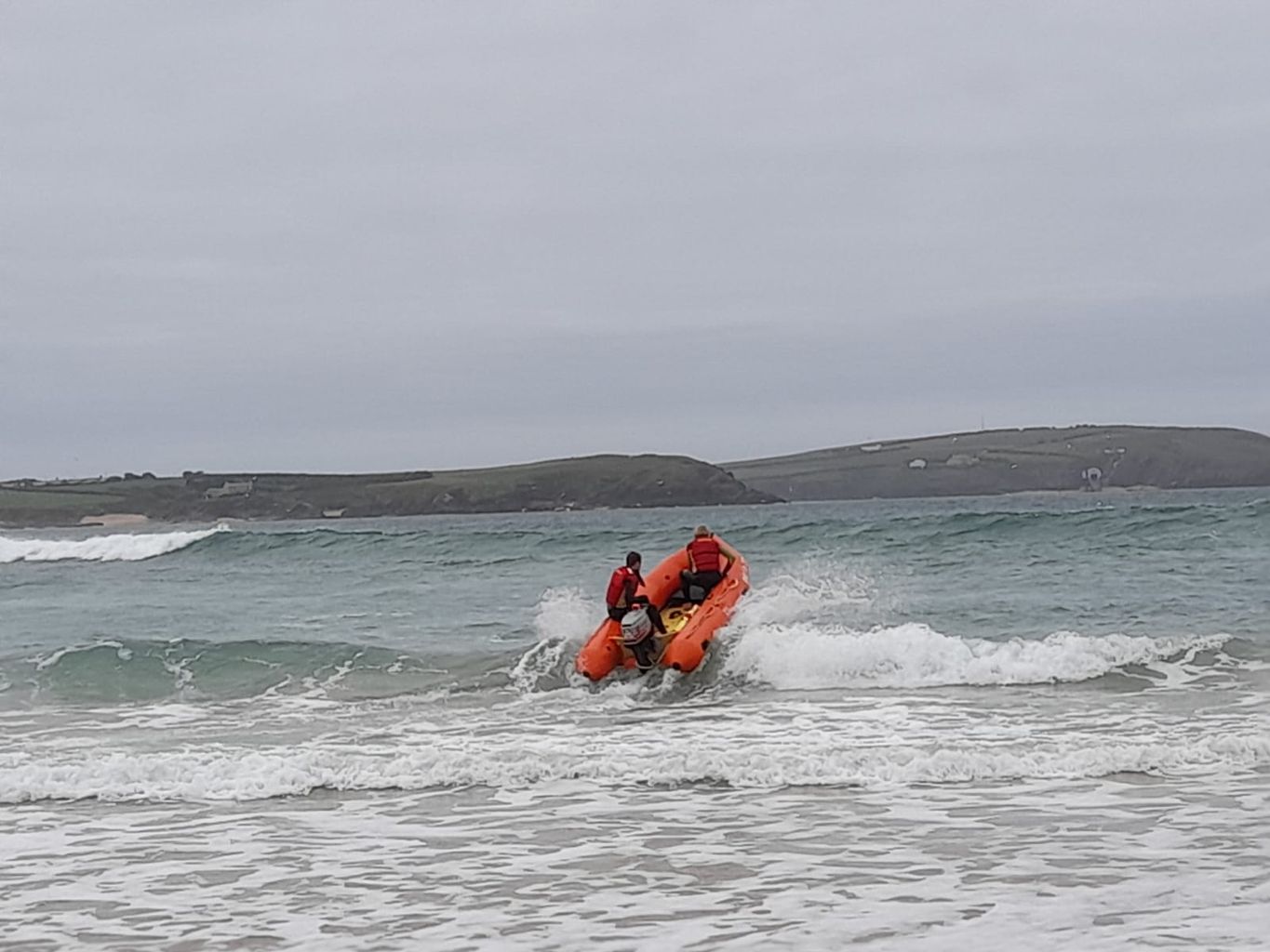 13yearold boy rescued after being swept out to sea in north Cornwall